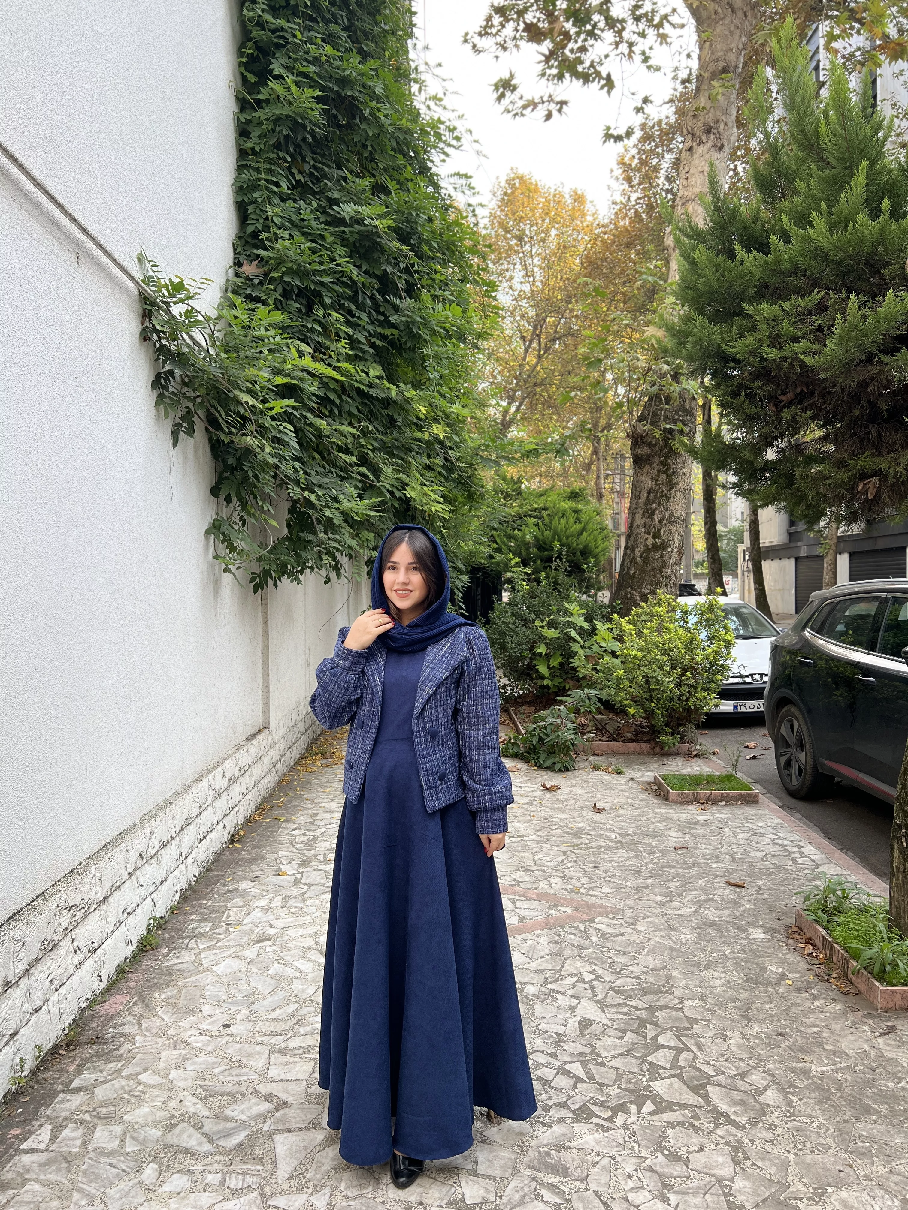 خرید کت و سرافان ماهلین قد ۱۳۵ بند کمر دارد 